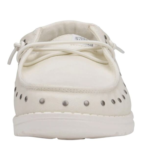 Hey Dude Shoes Womens Size 7 Wendy Star Studded White Comfy Beach Casual NEW - Picture 4 of 15